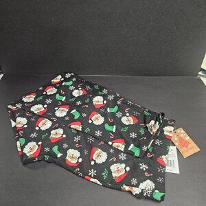 Jollidays XXL Tossed Santa Black Leggings